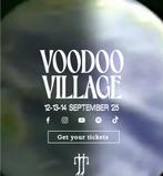Voodoo village 4 x zondag ticket, Tickets en Kaartjes, Drie personen of meer