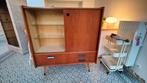 Vintage barkast, Ophalen, Gebruikt, 100 tot 150 cm, Met deur(en)