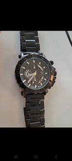 Nektom quartz black sport watch chronometer, Handtassen en Accessoires, Horloges | Antiek, Ophalen of Verzenden