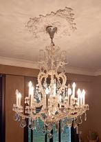 Lustre en cristal à 19 lumières., Enlèvement, Utilisé, Autres matériaux