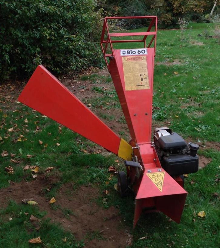 Caravaggi benzine hakselaar BIO 60 met Honda motor GC160, Tuin en Terras, Hakselaars, Gebruikt, Benzine, Ophalen