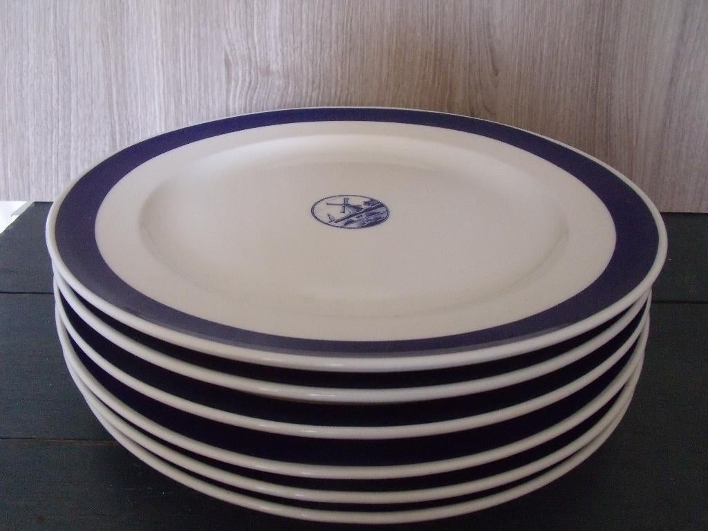 6 assiettes Royal BOCH for Old Dutch, Enlèvement