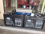 Accu Mk 12v 100AH/20HR + nieuwe lader, Ophalen, Zo goed als nieuw