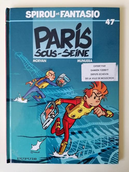 Spirou et Fantasio - Paris sous-Seine - DL2004 EO Dédicacée, Livres, BD, Neuf, Une BD, Enlèvement ou Envoi