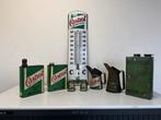 Verzameling oude Castrol reclame blikken, Verzamelen, Ophalen of Verzenden, Gebruikt, Reclamebord