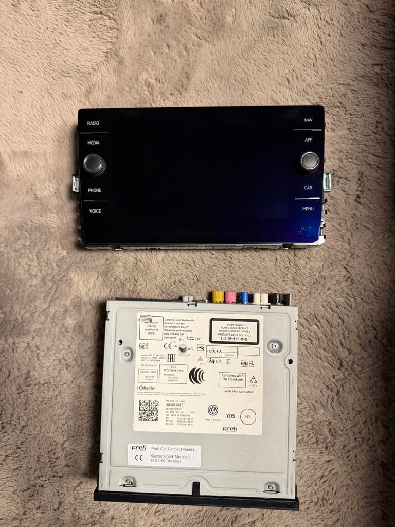 VW MIB 2 discover media DAB+ Carplay 3Q0035874C SET, Auto diversen, Autoradio's, Zo goed als nieuw, Ophalen of Verzenden