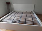 Bed Malm Ikea 180 x 200 met lattenbodems, Maison & Meubles, Enlèvement, Comme neuf, Blanc