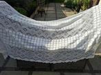 Vintage ecru sprei, geknoopt, 270 cm x 184 cm, Antiek en Kunst, Ophalen of Verzenden