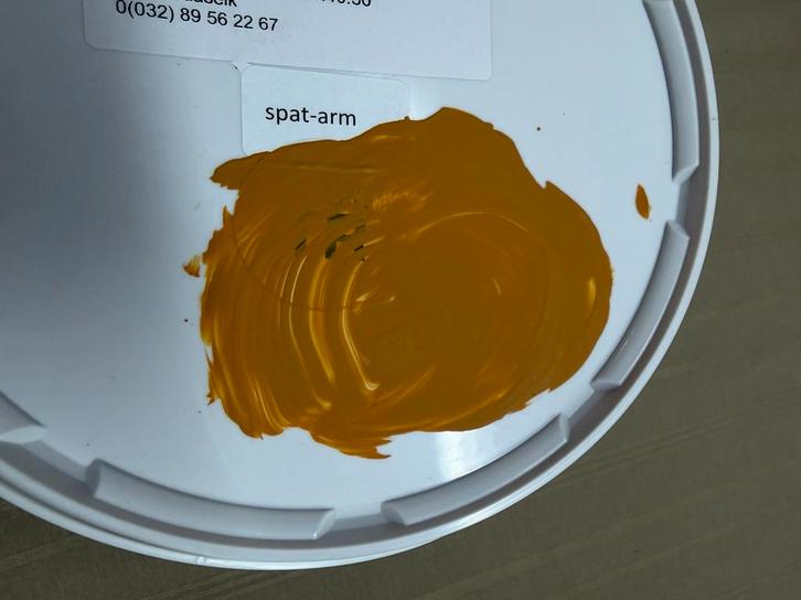 Okergele muurverf voor binnen en buiten 1liter, Hobby en Vrije tijd, Schilderen, Nieuw, Acrylverf, Ophalen