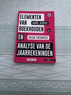 Elementen van boekhouden en analyse van de jaarrekeningen -, Boeken, Ophalen, Zo goed als nieuw, Marc Jegers