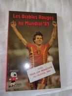Boek LES DIABLES ROUGES au Mundial '82 gesigneerd voetbal, Ophalen of Verzenden