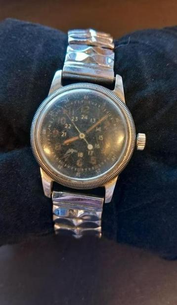 Montre militaire pilote US Airforce WALTHAM années 1950 beschikbaar voor biedingen