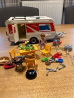 playmobil caravan met toebehoren, Kinderen en Baby's, Speelgoed | Playmobil, Ophalen of Verzenden, Gebruikt, Complete set