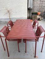 Hay Palissade Tafel en 4 Hay Palissade Dining armchairs, Ophalen, Zo goed als nieuw, Rechthoekig, Overige materialen