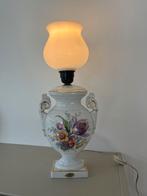 Franse porseleinen tafellamp, Autres matériaux, Enlèvement, Utilisé, Moins de 50 cm
