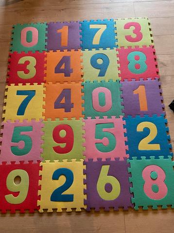 Speelgoed tegels cijfers