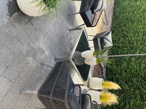 Moderne tuinset – in topstaat, slechts 2 jaar oud, Tuin en Terras, Tuinsets en Loungesets, Zo goed als nieuw, Tuinset, 4 zitplaatsen