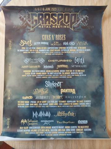 Affiche GRASPOP METAL MEETING 2023 disponible aux enchères