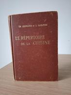 Kookboek Le repertoire de la cuisine, Boeken, Kookboeken, Th. Gringoire et L. Saulnier, Hoofdgerechten, Frankrijk, Ophalen