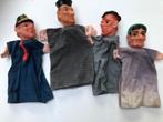 Set van 4 oude poppenkast poppen, Verzamelen, Ophalen of Verzenden, Gebruikt, Overige typen