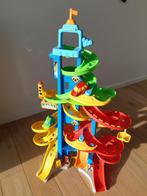 Racebaan, Littlepeople + 2 wagens, Kinderen en Baby's, Speelgoed | Fisher-Price, Ophalen, Gebruikt, Auto of Voertuig