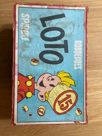 Spirou Loto-spel uit de jaren 50 beschikbaar voor biedingen