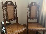 Paire de chaises vintage de style espagnol richement sculpté, Antiquités & Art, Enlèvement