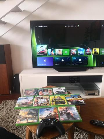 Xbox Series X 1TB, manette et 10 jeux, Enlèvement, Utilisé, Xbox Series X