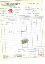 Ancienne facture 1958, Collections, Utilisé, Enlèvement ou Envoi