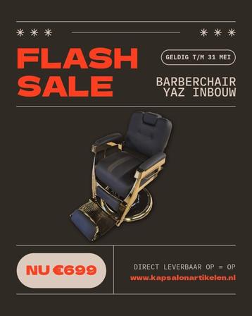 KORTING op Barberchair DSS YAZ normaal €799 nu €699!! ACTIE beschikbaar voor biedingen