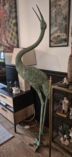 MONUMENTAAL XXXL 1M70 ANTIEK BRONZEN BEELD TUINBEELD, Antiek en Kunst, Ophalen