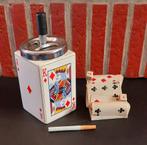 Vintage cendrier jeu de cartes, Collections, Articles de fumeurs, Briquets & Boîtes d'allumettes, Comme neuf, Enlèvement ou Envoi