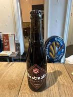volle fls 33 cl trappist Westmalle dubbel exp date 2015, Verzamelen, Biermerken, Ophalen of Verzenden, Overige merken