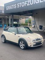 Mini cooper cabrio automaat, Auto's, Zwart, Cabriolet, Wit, Leder