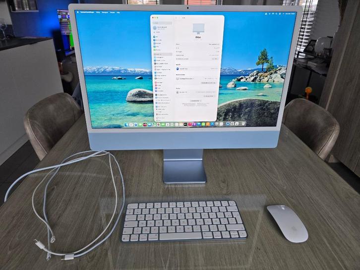 Apple Imac 24", Computers en Software, Apple Desktops, Zo goed als nieuw, iMac, SSD, 4 Ghz of meer, 8 GB, Ophalen