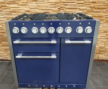 🔥Luxe Fornuis Falcon Mercury 100 cm blueberry blauw 3 oven  beschikbaar voor biedingen