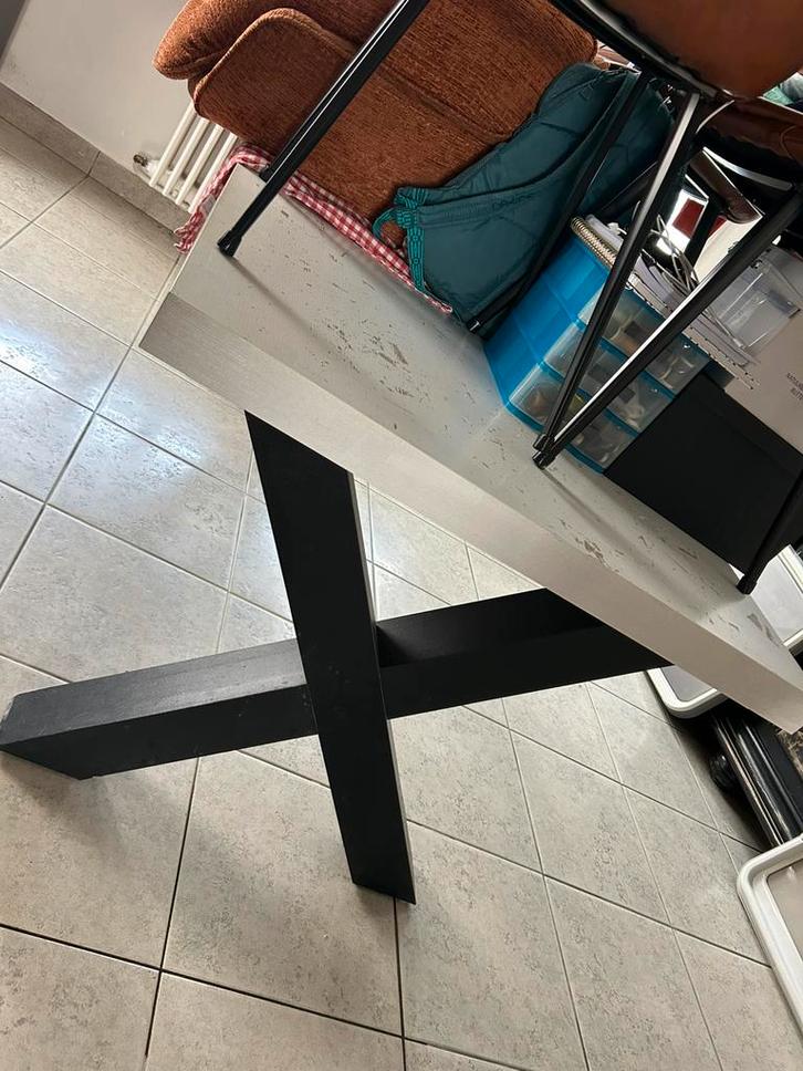 Eettafel, Huis en Inrichting, Tafels | Eettafels, Gebruikt, 50 tot 100 cm, 150 tot 200 cm, Ophalen