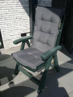 4 Hartman stoelen, ovale tafel en nieuwe kussens, Tuin en Terras, Tuinstoelen, Ophalen, Gebruikt