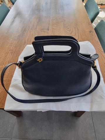 Delvaux Vintage Handtas !, Handtassen en Accessoires, Ophalen, Zo goed als nieuw, Blauw, Handtas