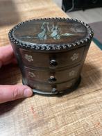 Decoratief houten juwelendoosje met 3 lades, Enlèvement, Comme neuf