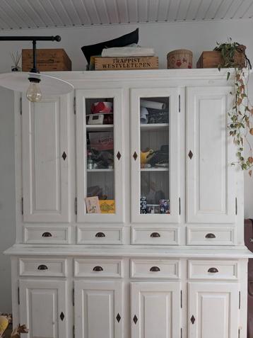 Vintage Country-Style Hutch – Solid Wood, Loads of Charm, Ophalen, Gebruikt