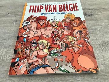 Filip van Belgie strip: Waar is dat feestje? beschikbaar voor biedingen