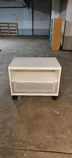 Table TV sur roulettes, Maison & Meubles, 25 à 50 cm, Moins de 100 cm, Enlèvement, Utilisé