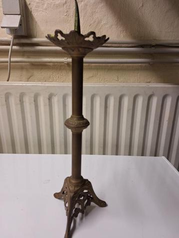 Koperen kandelaar (kleine) beschikbaar voor biedingen