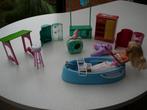 Barbiepop in ligbad, Kinderen en Baby's, Speelgoed | Poppen, Gebruikt, Ophalen of Verzenden, Barbie