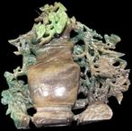 Jade Ornament Vaas Brush Washer Beeld Urn, Antiek en Kunst, Kunst | Beelden en Houtsnijwerken, Ophalen of Verzenden