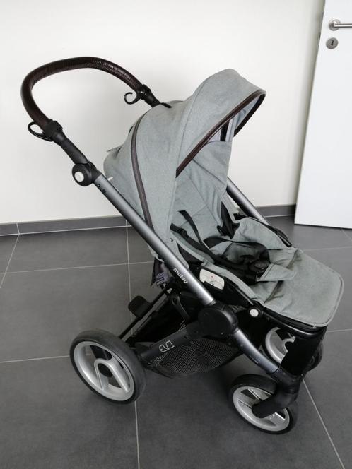 Wandelwagen Mutsy Evo Farmer Mist, Kinderen en Baby's, Kinderwagens en Combinaties, Zo goed als nieuw, Combiwagen, Mutsy, Met reiswieg