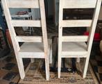 eetkamer stoelen, Huis en Inrichting, Ophalen, Gebruikt, Wit, Vintage