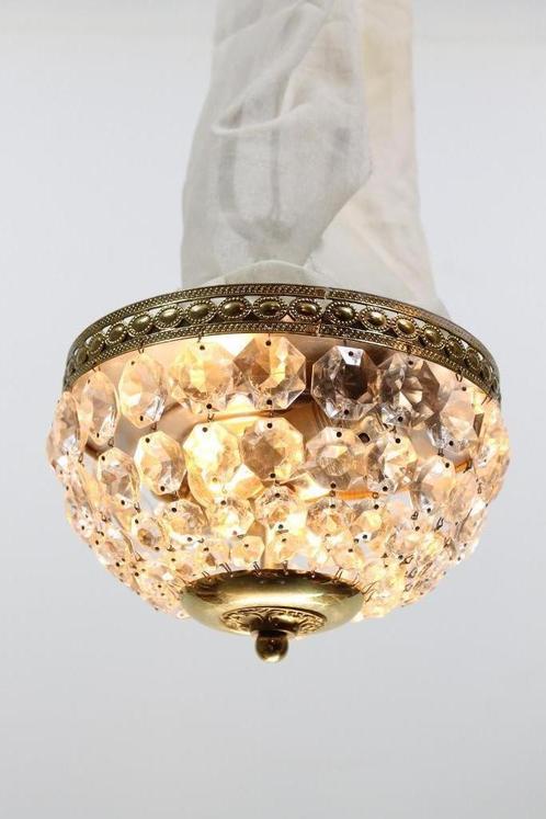 Leuke kleine oud plafonnière, Antiek en Kunst, Antiek | Verlichting, Ophalen of Verzenden