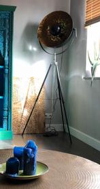 Industriële vloerkamp - zwart en goud, Huis en Inrichting, Ophalen, Zo goed als nieuw